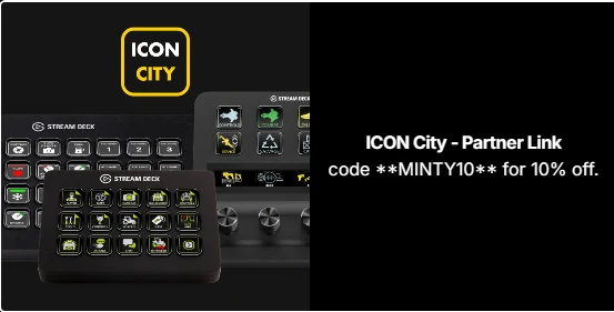 ICON City partner offer — MINTY10 for 10 percent off